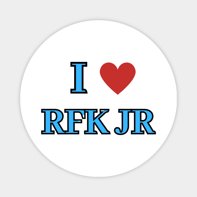 I heart RFK Jr Magnet by RFKMERCH